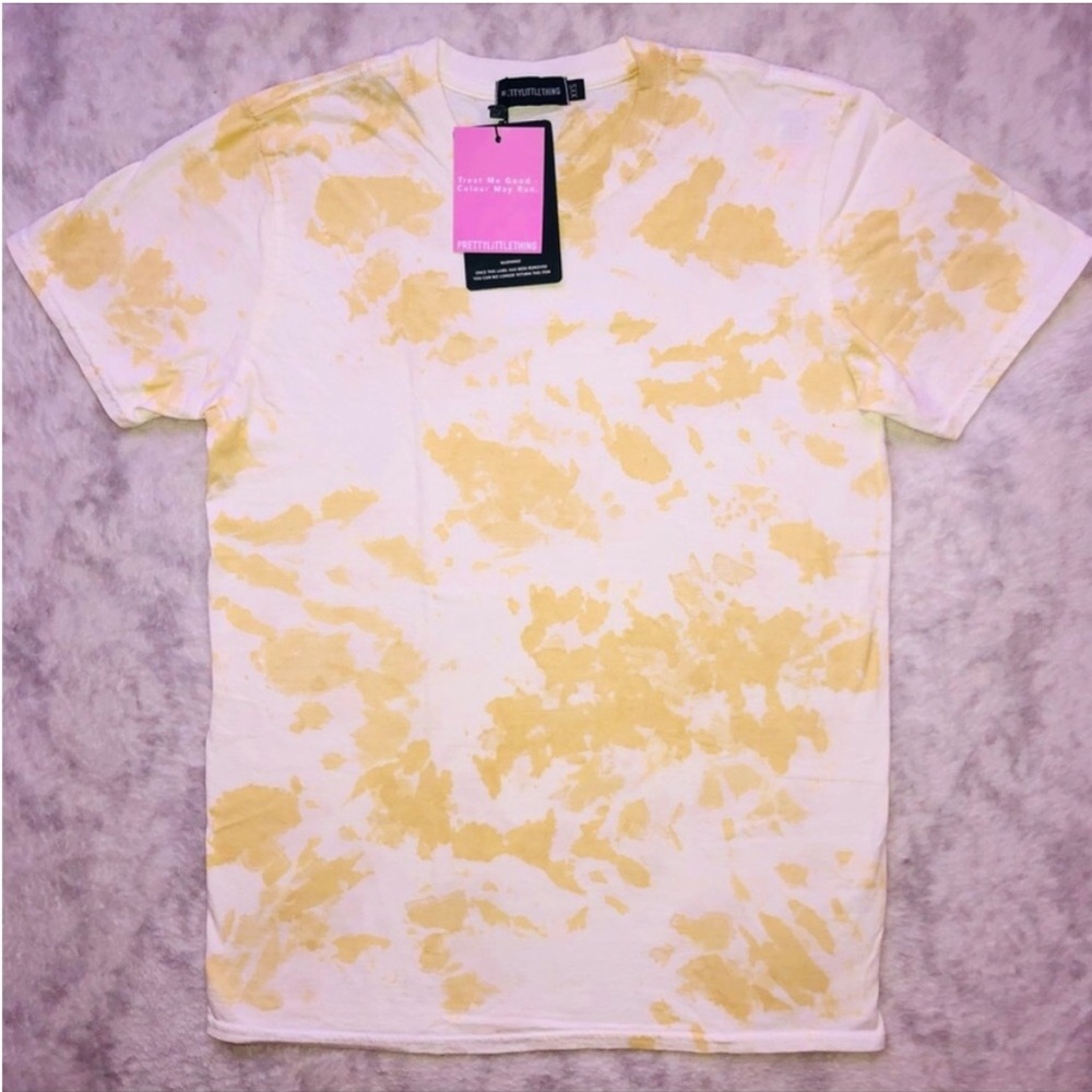NEW PrettyLittleThing Oversized Tie Dye T-Shirt
